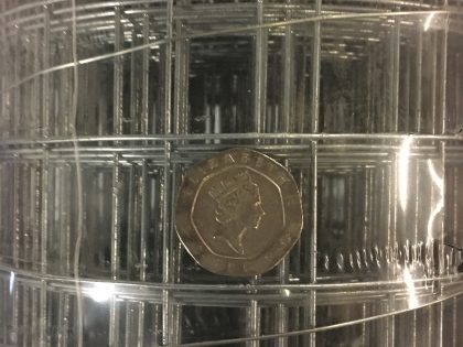 Welded mesh 15m, 72", 1x1" hole, 16g - £131.99 incl del.